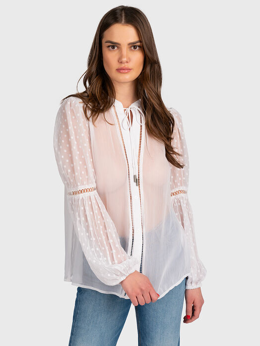 JOSETTE blouse with animal print