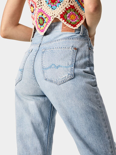 CELYN straight jeans with a high waist - 4