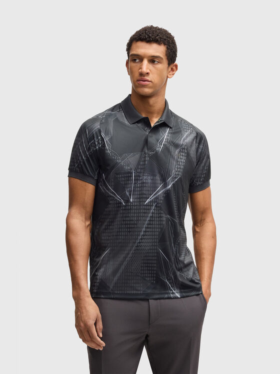 Polo shirt with graphic print - 1