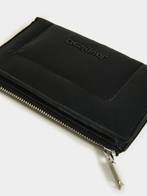 EMMA black wallet with zip - 4