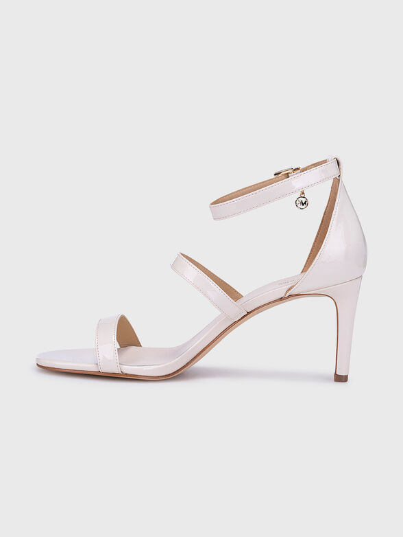 KODA heeled sandals in ecru color - 4