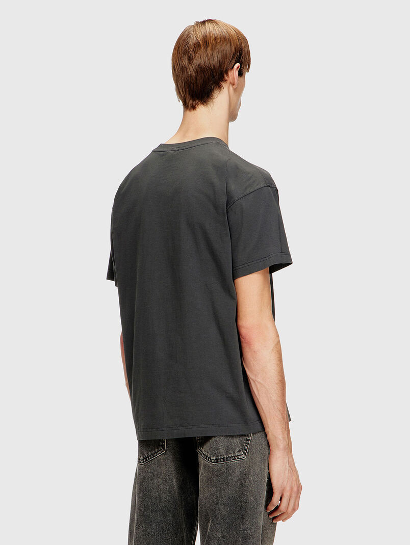 T-NORM-V11 cotton T-shirt with contrast logo - 3