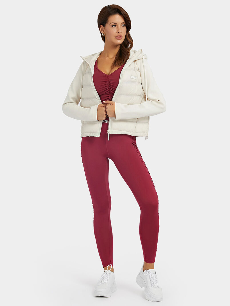 DAHLIA short padded jacket in black - 3
