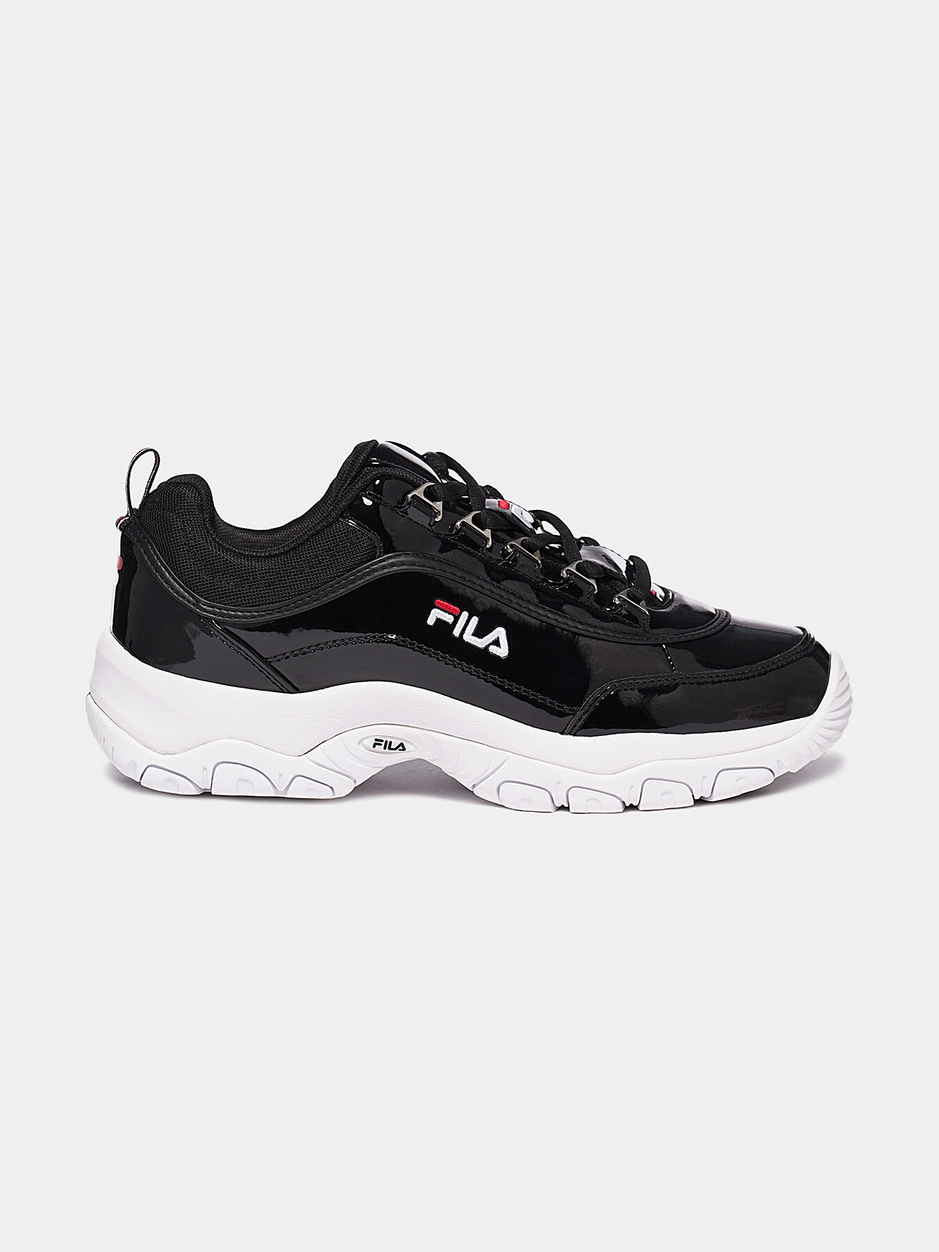 STRADA F White sneakers with glossy finish brand FILA