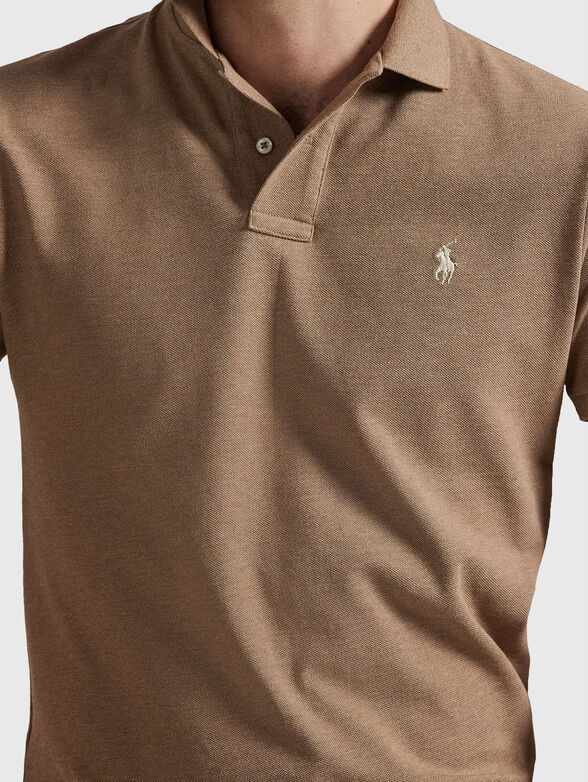 Short sleeved cotton polo shirt - 4