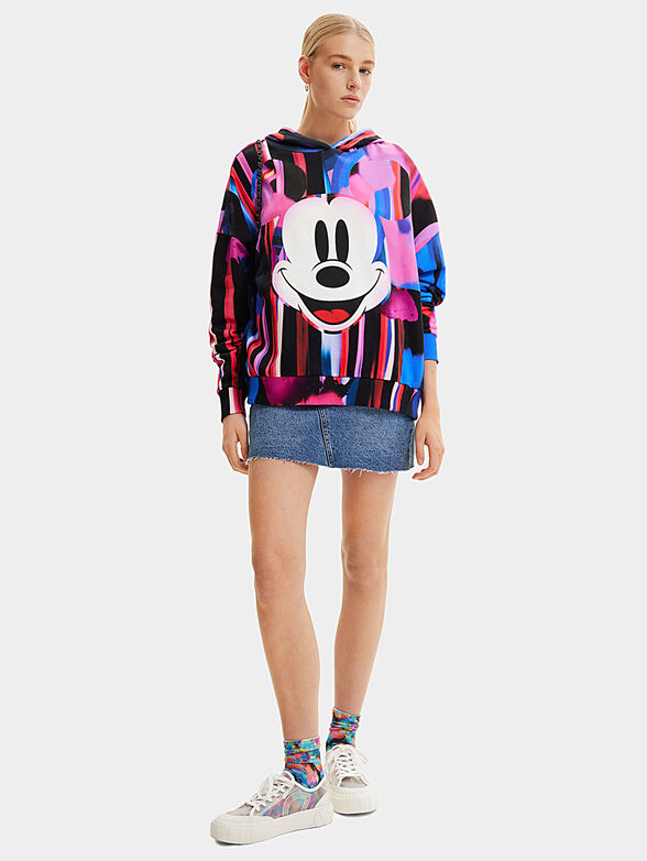Multicolored Mickey Mouse sweatshirt - 2