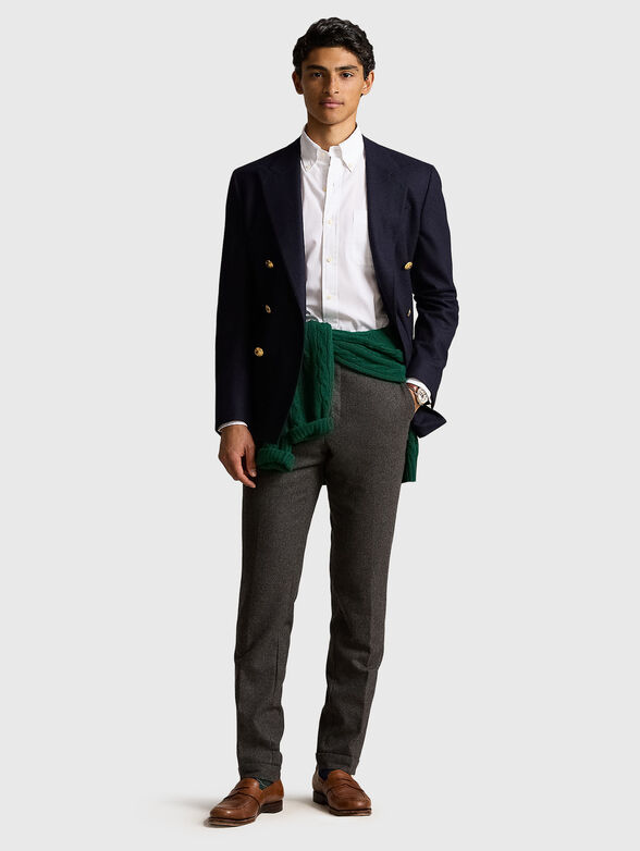 White shirt with embroidery Polo Bear - 2