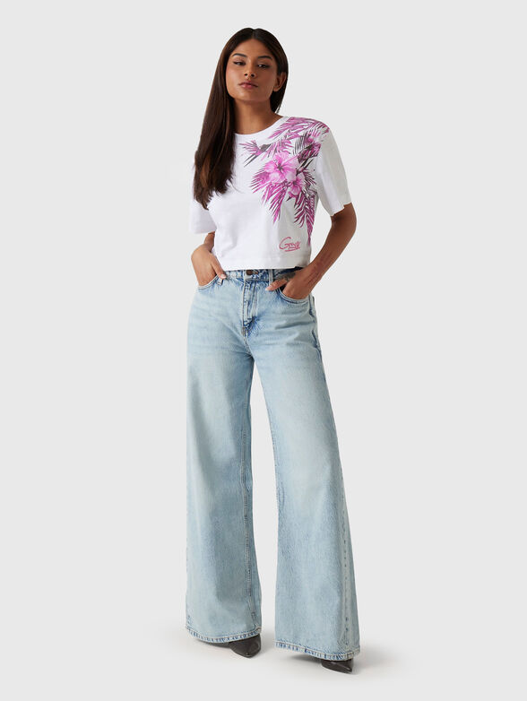 T-shirt with floral print - 2