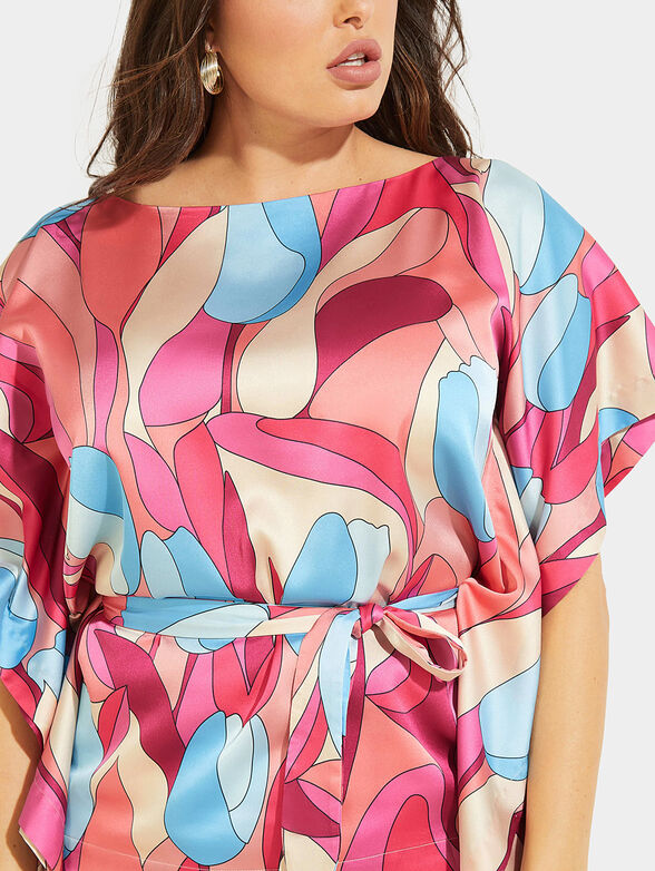 BAJA top with multicolored print - 3