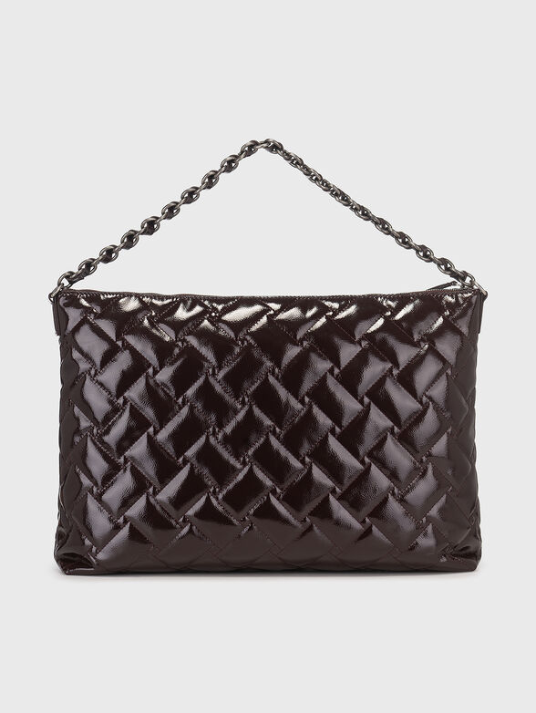 Quilted hobo bag in black - 3