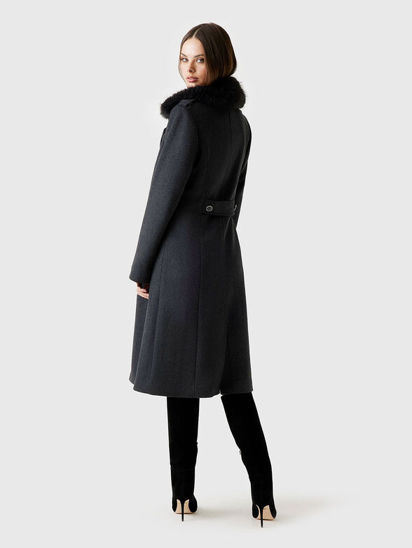 KAROLE wool blend coat - 3