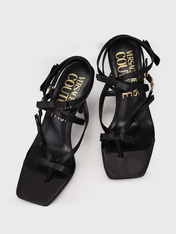 EMILY heeled sandals in black - 6