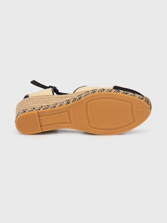 Platform espadrilles with logo embroidery - 5