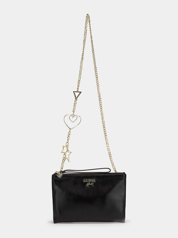 Clutch bag with accent strap - 2