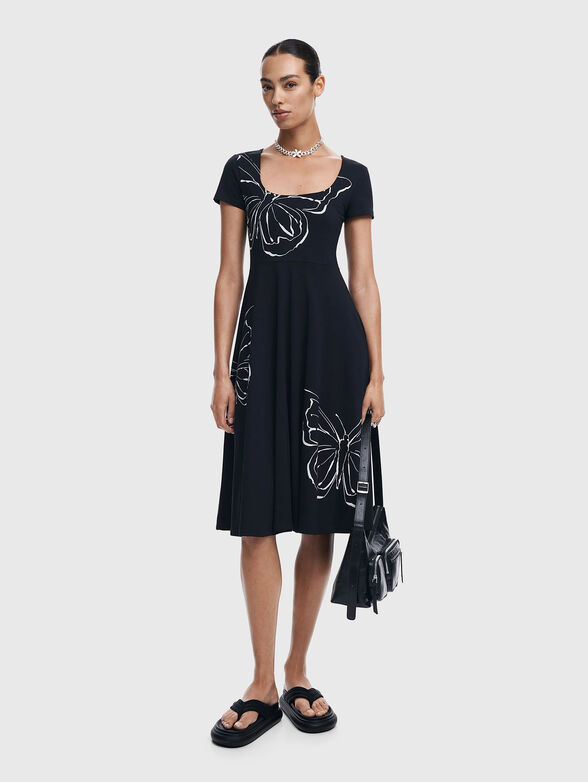 RALEIGH black dress with print - 0