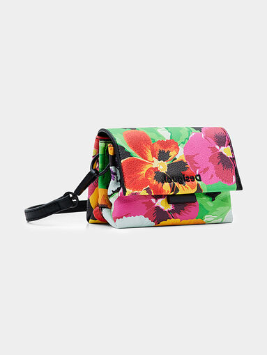 Small crossbody bag with floral print - 3