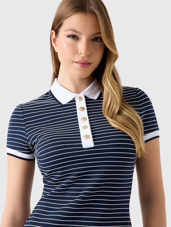 Polo striped dress - 4