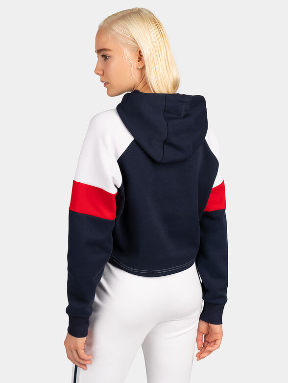 PETRA cropped sweatshirt with hood - 2