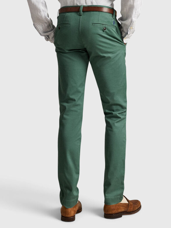 Green chino trousers - 2
