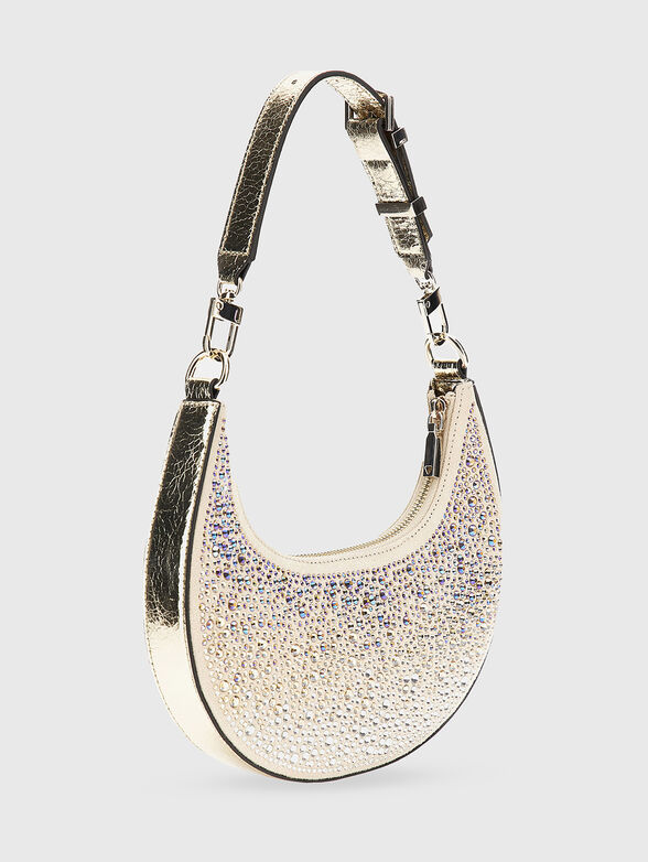 LUA small hobo bag with rhinestones - 2