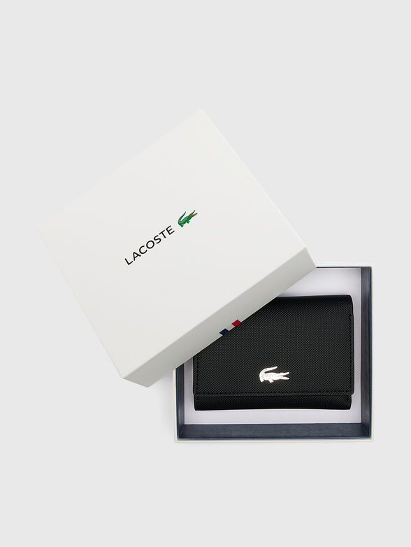 Beige wallet with logo detail - 4