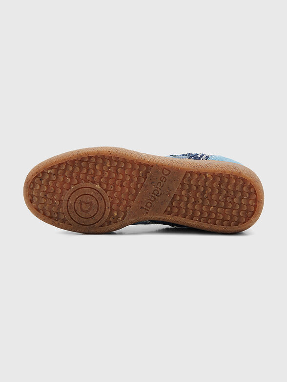 REPRISE HERI D sports shoes with denim texture - 4
