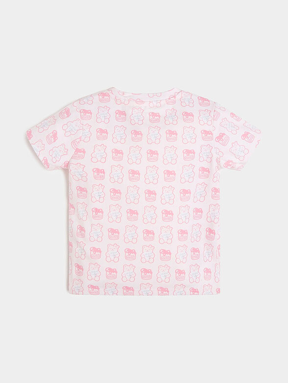 T-shirt with teddy bear print - 2