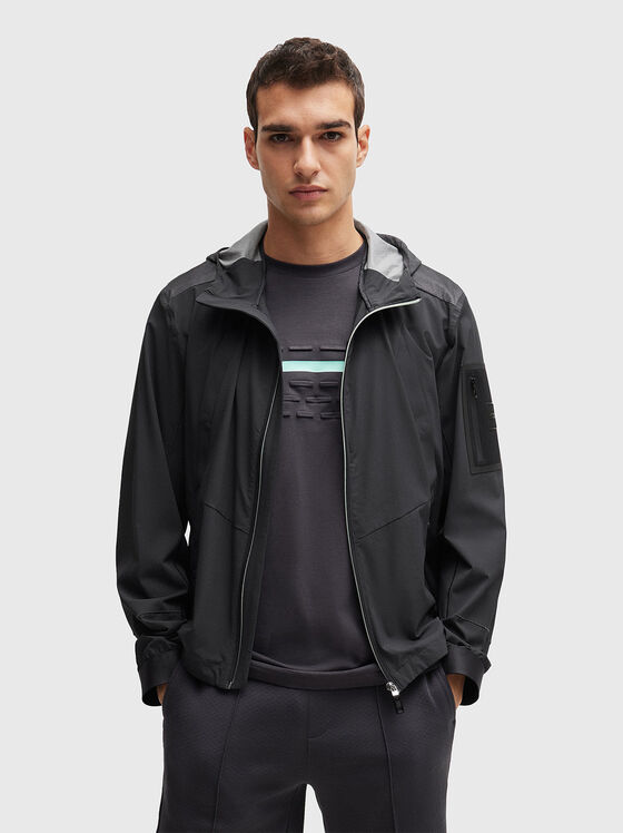J NEON jacket with zip and hood - 1