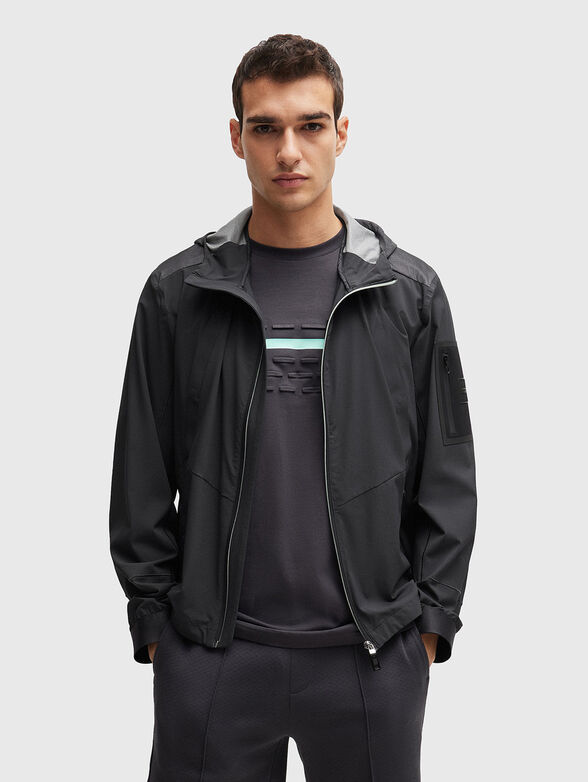 J NEON jacket with zip and hood - 0