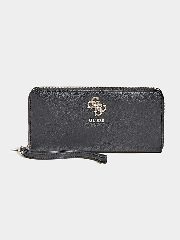Black wallet with zip DIGITAL - 1