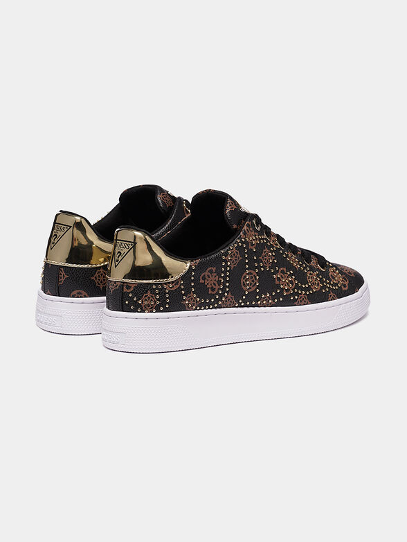 RAZZ Sneakers with logo print and studs - 2