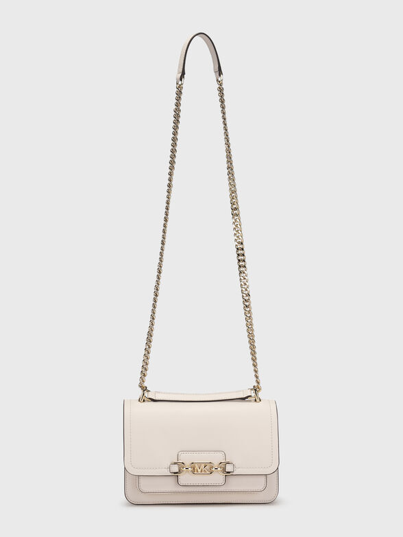 Bag in ecru color with golden logo - 2