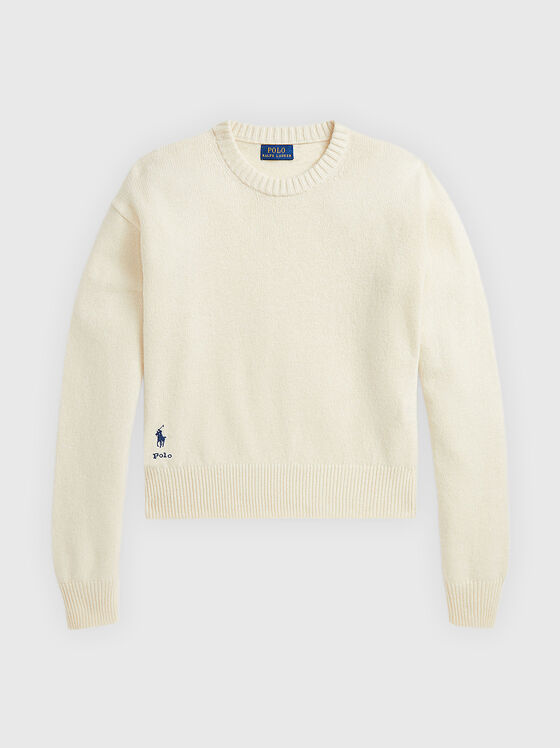 Wool and cashmere sweater - 1