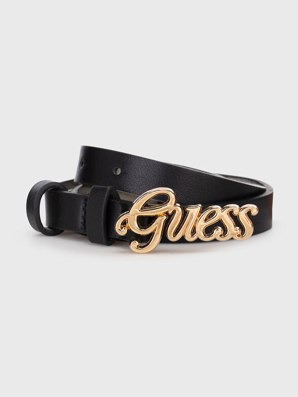 Black belt with logo  - 0