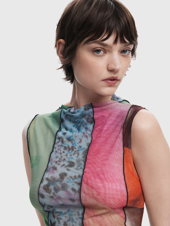 Top with translucent effect - 4