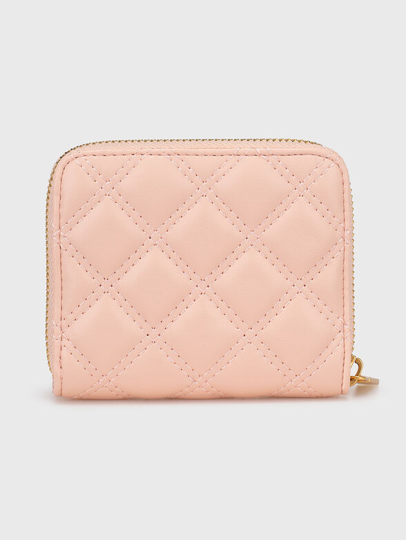 GIULLY wallet with quilted effect in beige color - 2