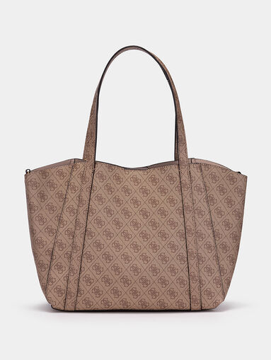 Shopper bag with monogram logo print - 4