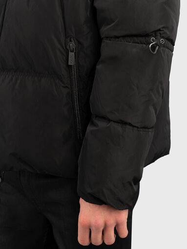 Black jacket with hood  - 3