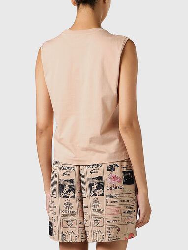 Cotton T-shirt with logo - 3