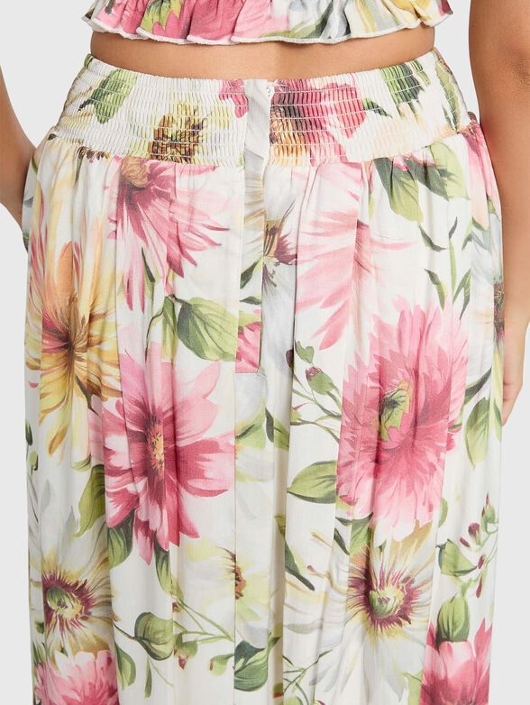 ELODIE high waisted midi skirt - 4