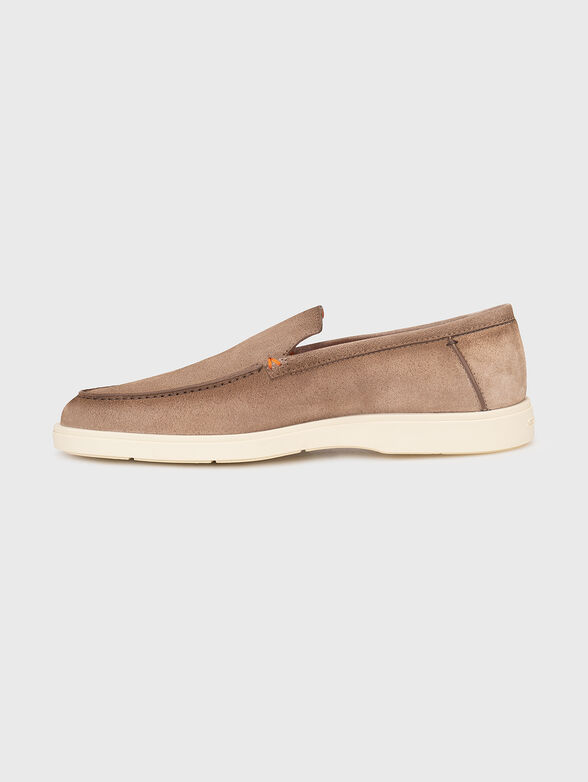 Suede beige loafers - 3