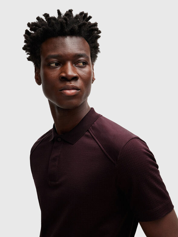P-PARLAY 207 polo shirt in bordeaux color - 3