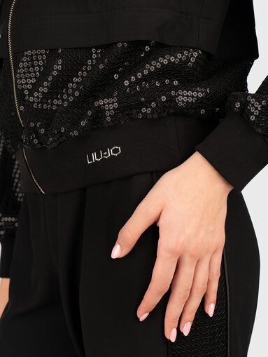 Black jacket with sequins - 5