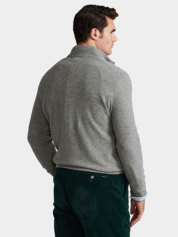 Sweare with zip and logo embroidery - 3