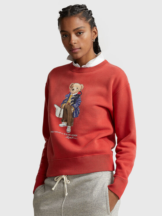 Суитшърт с Polo Bear принт - 1