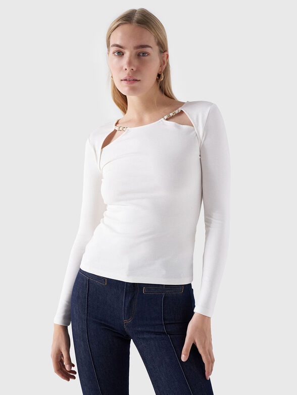 Blouse with metal detail - 1