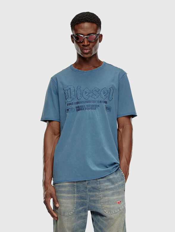 T-RAWJUST T-shirt with accent embroidery - 1