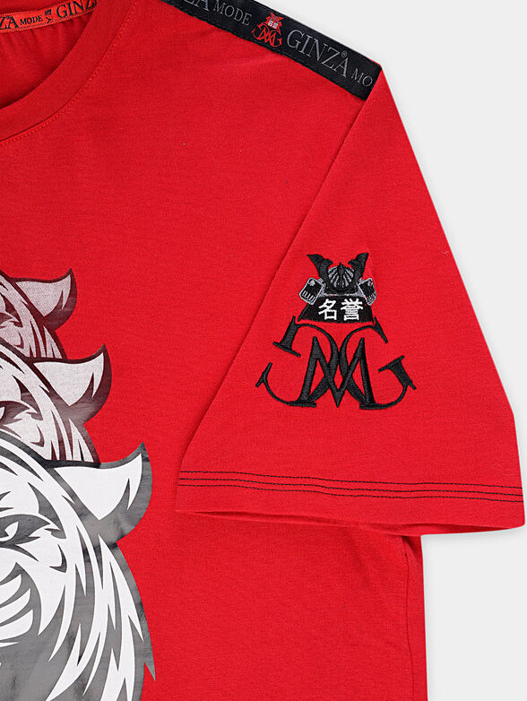 TS031 Cotton t-shirt with prints - 3