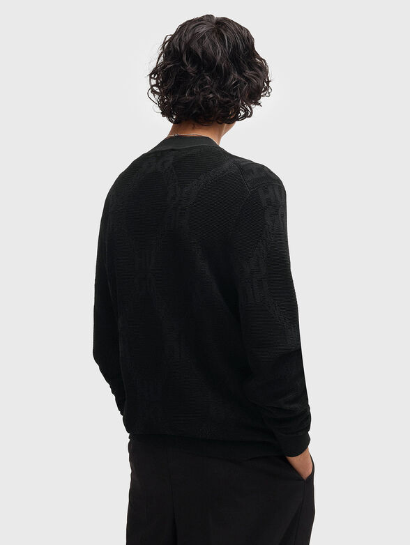 Sweater with monogram logo - 3