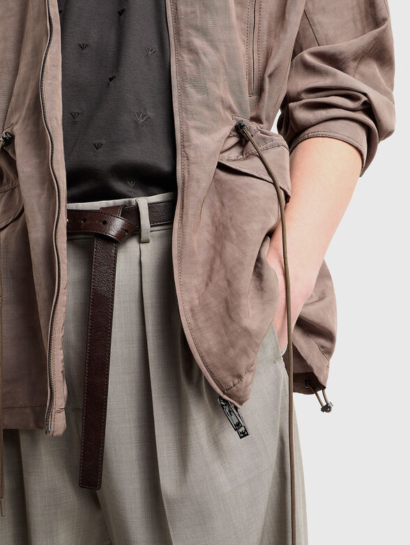 T-shirt with logo embroidery - 4